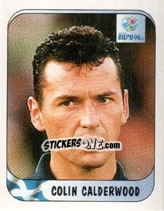 Sticker Colin Calderwood - UEFA Euro England 1996 n. 77 - Merlin