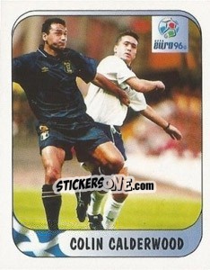 Sticker Colin Caldrvood - UEFA Euro England 1996 n. 77a - Merlin