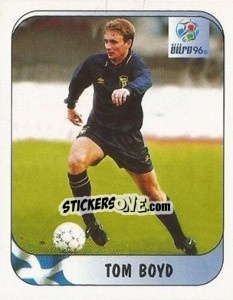Sticker Tom Boyd - UEFA Euro England 1996 n. 78a - Merlin
