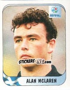 Sticker Alan McLaren - UEFA Euro England 1996 n. 79 - Merlin