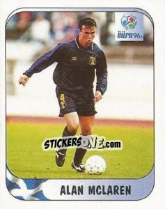 Sticker Alan McLaren - UEFA Euro England 1996 n. 79a - Merlin
