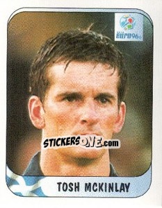 Sticker Tosh McKinlay - UEFA Euro England 1996 n. 81 - Merlin