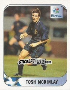 Sticker Tosh McKilay - UEFA Euro England 1996 n. 81a - Merlin