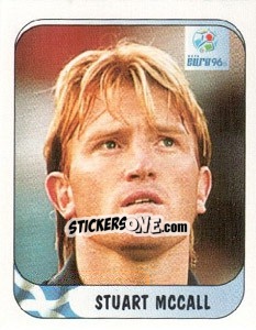 Cromo Stuart McCall - UEFA Euro England 1996 - Merlin