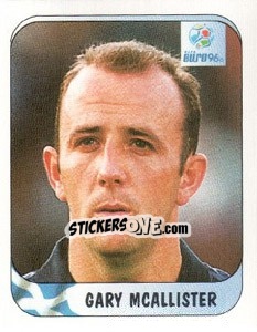 Sticker Gary McAllister - UEFA Euro England 1996 n. 83 - Merlin