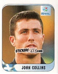 Sticker John Collins - UEFA Euro England 1996 n. 84 - Merlin
