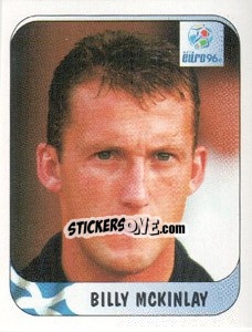 Cromo Billy McKinlay - UEFA Euro England 1996 - Merlin