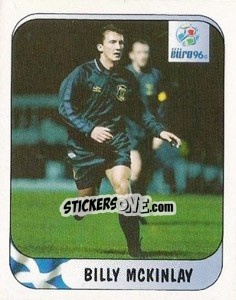 Sticker Billy McKinlay - UEFA Euro England 1996 n. 85a - Merlin
