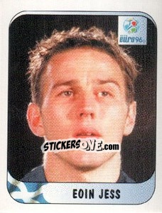 Cromo Eoin Jess - UEFA Euro England 1996 - Merlin