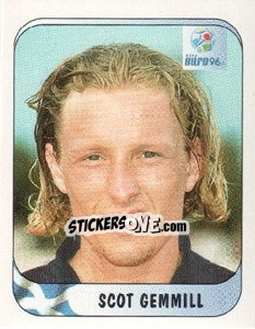 Sticker Scot Gemmill - UEFA Euro England 1996 - Merlin