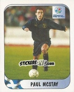 Sticker Paul McStay - UEFA Euro England 1996 n. 89a - Merlin