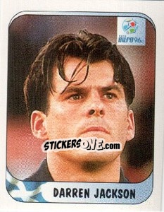 Sticker Darren Jackson - UEFA Euro England 1996 n. 90 - Merlin