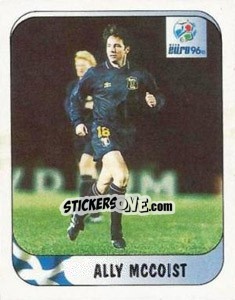 Sticker Ally McCoist - UEFA Euro England 1996 n. 91a - Merlin