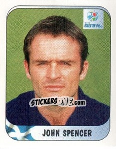 Cromo John Spencer - UEFA Euro England 1996 - Merlin