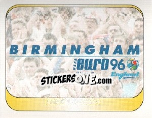 Sticker Birmingham - UEFA Euro England 1996 - Merlin