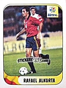 Sticker Rafael Alkorta - UEFA Euro England 1996 - Merlin