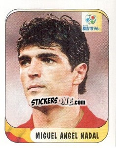 Sticker Miguel Angel Nadal - UEFA Euro England 1996 - Merlin