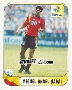 Sticker Miguel Angel Nadal - UEFA Euro England 1996 n. 107a - Merlin
