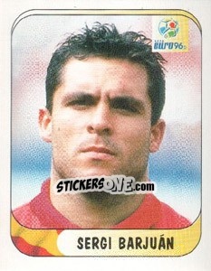 Sticker Sergi Barjuan - UEFA Euro England 1996 - Merlin