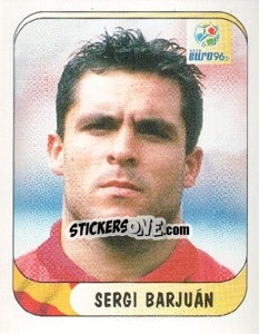 Cromo Sergi Barjuan - UEFA Euro England 1996 - Merlin