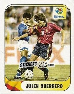 Cromo Julen Guerrero - UEFA Euro England 1996 - Merlin