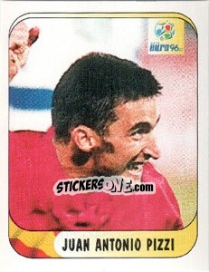 Sticker Juan Antonio Pizzi - UEFA Euro England 1996 n. 116 - Merlin
