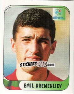 Sticker Emil Kremenliev - UEFA Euro England 1996 - Merlin