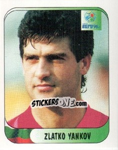 Cromo Zlatko Yankov - UEFA Euro England 1996 - Merlin