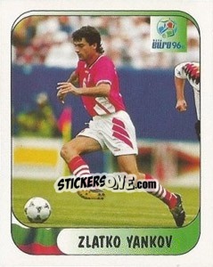 Sticker Zlatko Yankov - UEFA Euro England 1996 - Merlin
