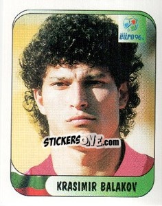 Sticker Krasimir Balakov - UEFA Euro England 1996 - Merlin