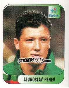 Sticker Liuboslav Penev - UEFA Euro England 1996 - Merlin