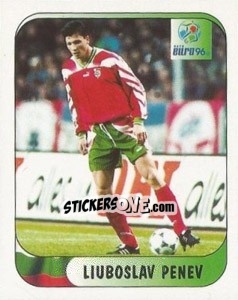 Sticker Liuboslav Penev - UEFA Euro England 1996 - Merlin