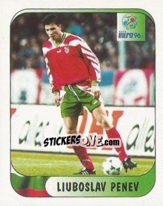 Sticker Liuboslav Penev - UEFA Euro England 1996 n. 128a - Merlin