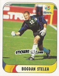 Cromo Bogdan Stelea - UEFA Euro England 1996 - Merlin