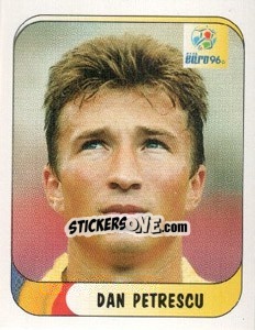 Sticker Dan Petrescu - UEFA Euro England 1996 - Merlin