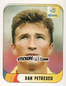 Sticker Dan Petrescu - UEFA Euro England 1996 n. 133 - Merlin