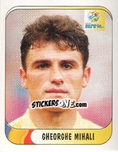 Cromo Gheorghe Mihali - UEFA Euro England 1996 n. 134 - Merlin