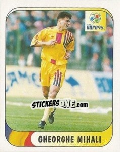 Sticker Gheorghe Mihali - UEFA Euro England 1996 - Merlin