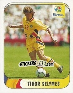 Cromo Tibor Selymes - UEFA Euro England 1996 n. 135a - Merlin