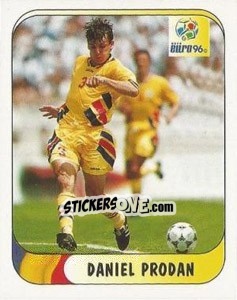 Sticker Daniel Prodan - UEFA Euro England 1996 n. 136a - Merlin