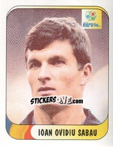 Sticker Ioan Ovidiu Sabau - UEFA Euro England 1996 - Merlin