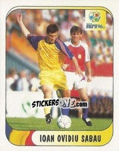 Sticker Ioan Ovidiu Sabau - UEFA Euro England 1996 n. 138a - Merlin