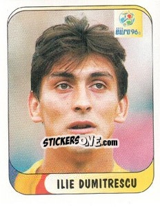 Sticker Ilie Dumitrescu - UEFA Euro England 1996 - Merlin