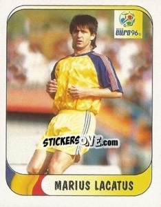 Sticker Marius Lacatus - UEFA Euro England 1996 - Merlin