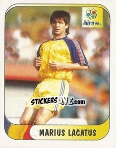 Sticker Marius Lacatus - UEFA Euro England 1996 n. 143a - Merlin