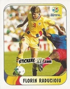 Sticker Florian Raducioiu - UEFA Euro England 1996 n. 144a - Merlin