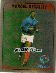 Sticker Marcel Desailly - UEFA Euro England 1996 n. 147 - Merlin