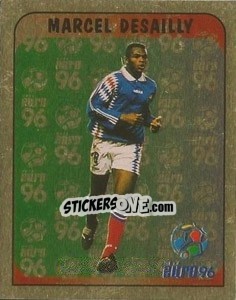 Sticker Marcel Desailly - UEFA Euro England 1996 n. 147a - Merlin