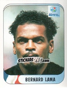 Sticker Bernard Lama - UEFA Euro England 1996 - Merlin