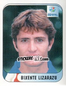 Sticker Bixente Lizarazu - UEFA Euro England 1996 n. 150 - Merlin